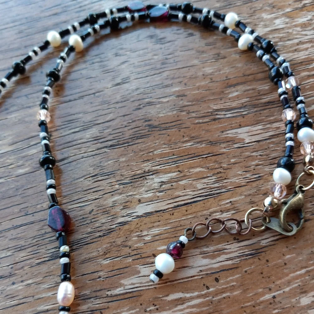 Handmade Crystal Beaded Necklace!!! - Picture 6 of 9